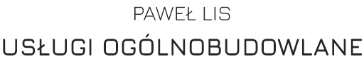 Logo - Paweł Lis Usługi Ogólnobudowlane